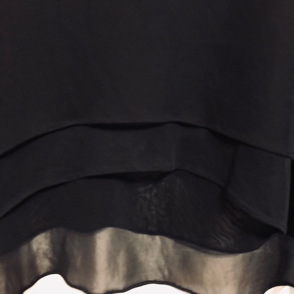 Black High Low Skirt Sz L (B14) - Picture 2 of 5